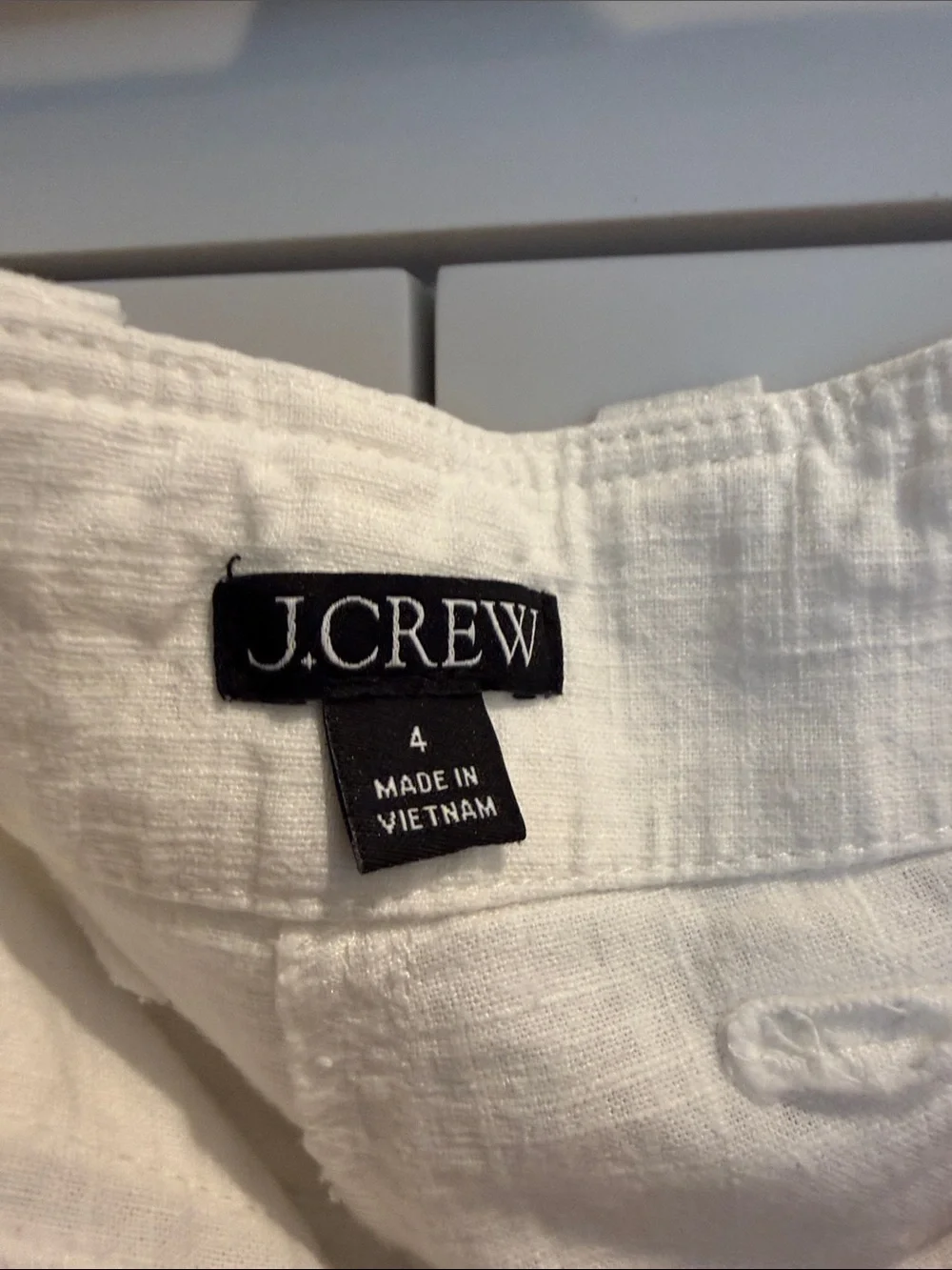 J. Crew crisp white